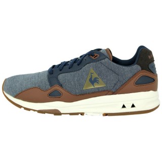 Le Coq Sportif Lcs R900 Chambray Chaussures Mode Sneakers Homme Bleu Jean Deni Bleu France Magasin